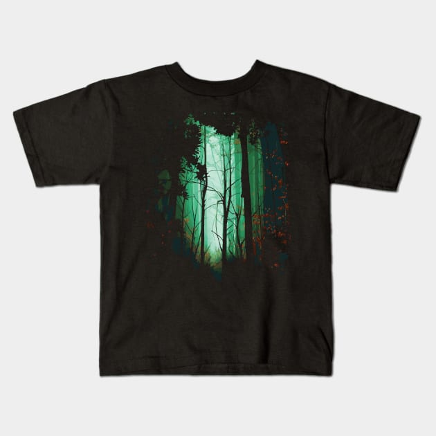 woodland Kids T-Shirt by MinnieWilks